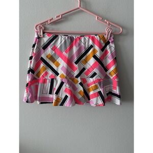 Tail Skort Women Size M Black Pink Pull On Athletic Golf Pickleball Tennis Skirt